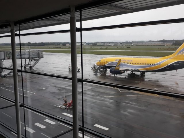 L'aéroport Pau Pyrénées a accueili ses premiers passagers L'aéroport Pau Pyrénées a accueili ses premiers passagers